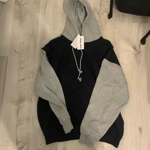 brandy melville color block hoodie